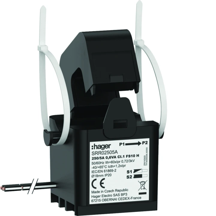 Transformateur de Courant Ouvrant SC1 18mm 250/5A 0.6VA Classe 1