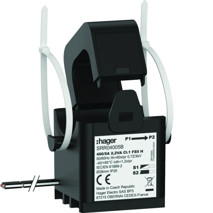Transformateur de Courant Ouvrant SC2 28mm 400/5A 2.2VA Classe 1