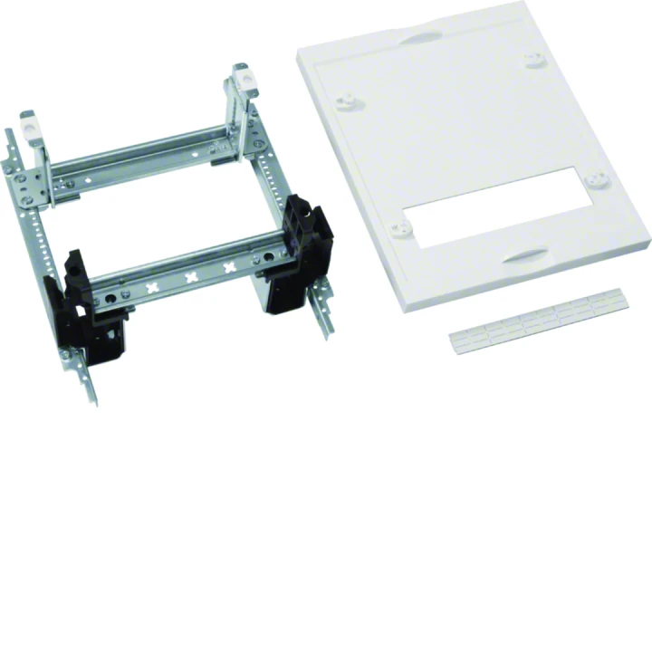 Unité d'équipement modulaire 10 modules et rail bornier 300x250mm pour univers