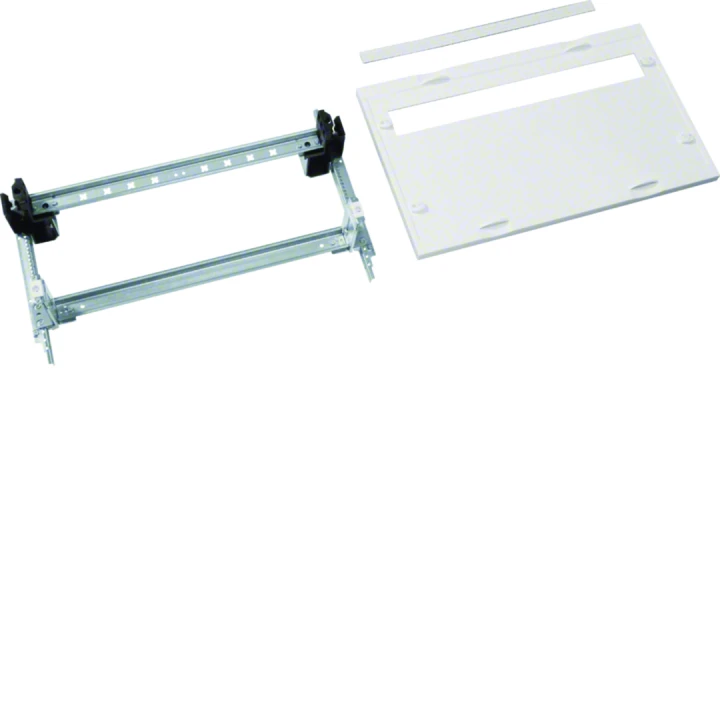 Unité d'équipement modulaire 24 modules et rail bornier 300x500mm pour univers