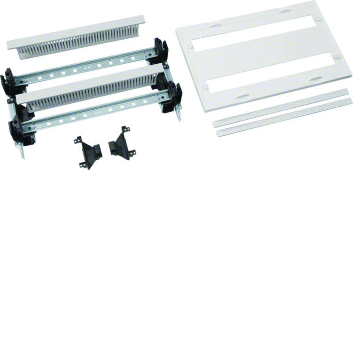 Unité d'équipement modulaire goulotte 48 modules sur 2 rangée 300x500mm univers