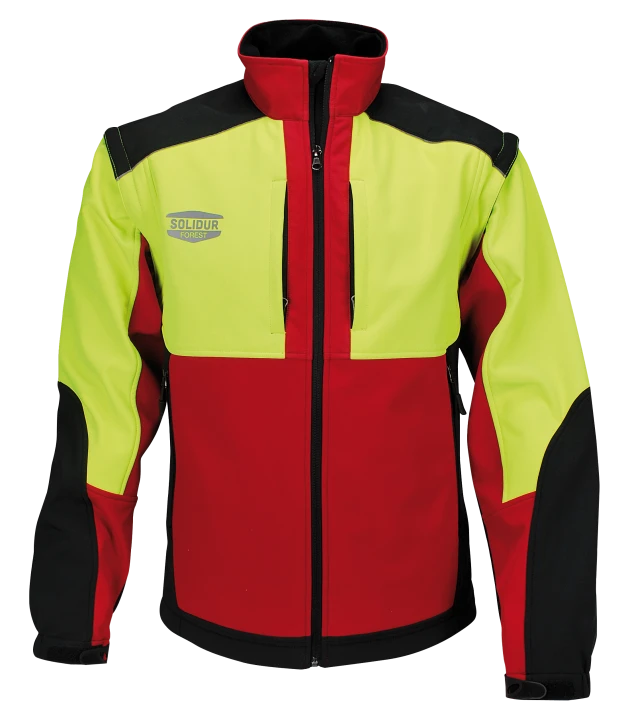 VESTE SOFTSHELL ROUGE