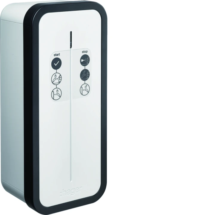 Witty solar borne de recharge IP55 1x22kW M3T2S RFID pour 1 VE pour serveur flow