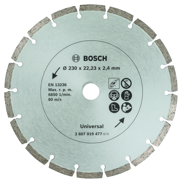 2 DISQUES DIAMANTS 230MM MATERIAUX