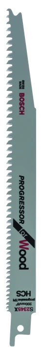 2 Lames scie sabre HCS Progressor Bois 200mm ; S2345X