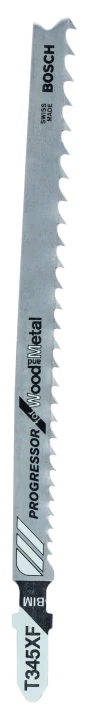 2 Lames scie sauteuse  Progressor Bois & Métal 132mm ; Pas : 2,4-5mm T345XF