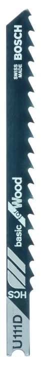 2 Lames scie sauteuse HCS  Bois 92mm ; Pas : 4mm U111D