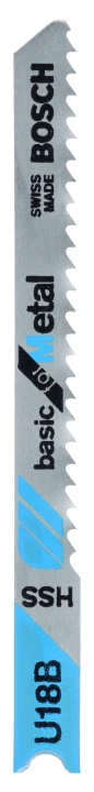 2 Lames scie sauteuse HSS  Métal 70mm ; Pas : 2mm U18B