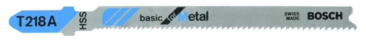 2 Lames scie sauteuse HSS  Métal 92mm ; Pas : 1,1-1,5mm T218A