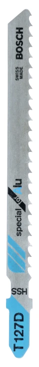 2 Lames scie sauteuse HSS Spécial Aluminium 100mm ; Pas : 3mm T127D
