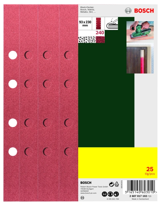 25 ABR.VIBR. 93X230 GRAIN 240 PERFO