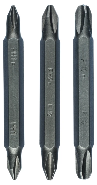 3 EMBOUTS DBLES PH1/PH1,PH2/PH2,PH3/PH3