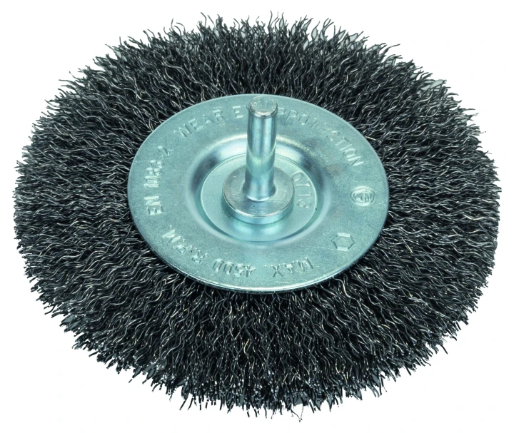BROSSE CIRC FILS ONDULES 100 MM 6 MM