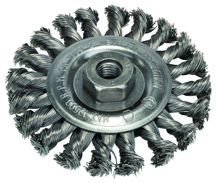 BROSSE CIRC. FILS TORSADES 115 MM M14