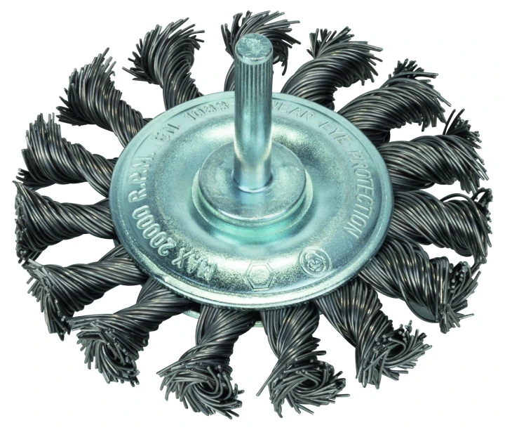 BROSSE CIRC FILS TORSADES 75 MM 6 MM