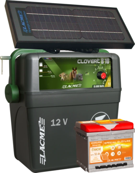 CLOVERT B10SOL.7.2W+AC.50AH ELEC