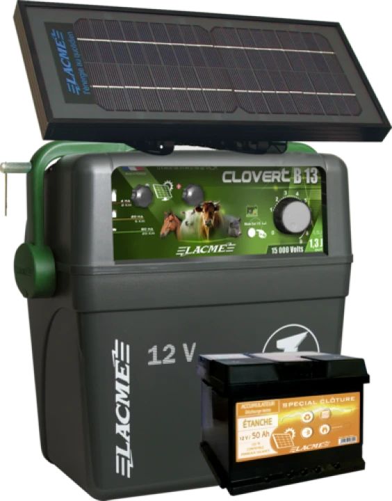 CLOVERT B13 SOLAR 7.2W+ACCU ELEC