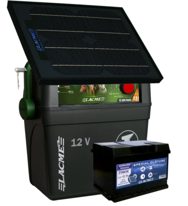 CLOVERT B25SOLAR +ACC.62AH ELEC