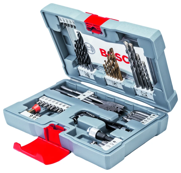 Coffret accessoires perçage et vissage (49 pièces) pour bois , métal et béton