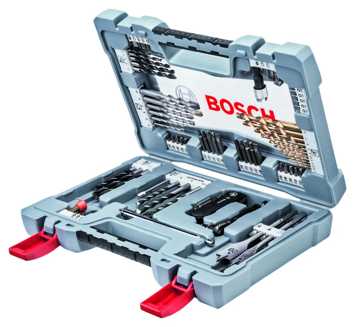 Coffret accessoires perçage et vissage (76 pièces) pour bois , métal et béton