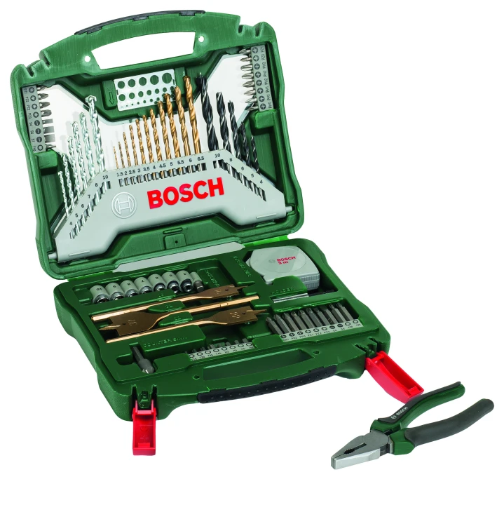 COFFRET MIXTE XLINE PERCAGE VISSAGE 70 PIECES + 3 PINCES