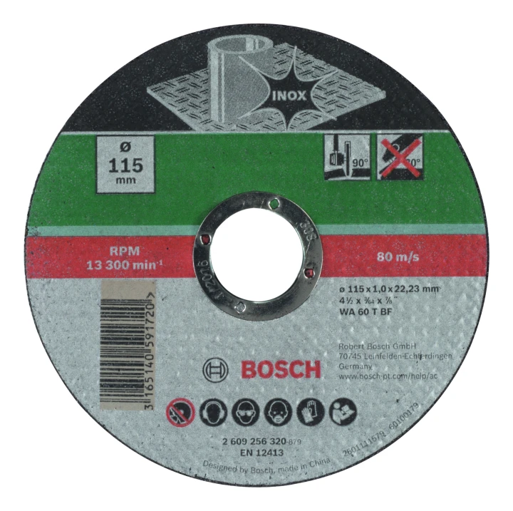 DISQUE 115 x 1,0 INOX PLAT