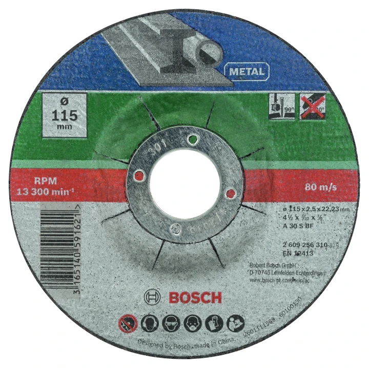 DISQUE 115 x 2,5 ACIER DEPORTE