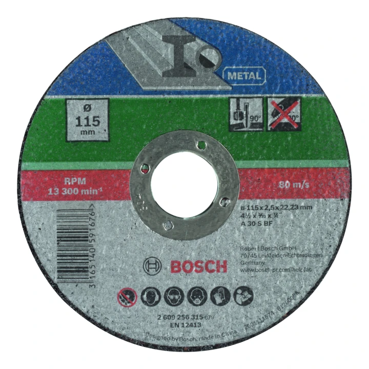 DISQUE 115 x 2,5 ACIER PLAT