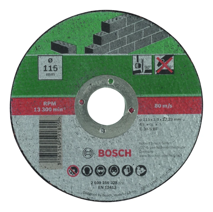 DISQUE 115 x 2,5 MATERIAUX PLAT