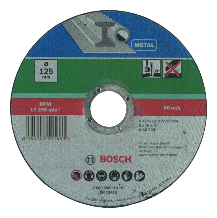 DISQUE 125 x 1,6 ACIER PLAT