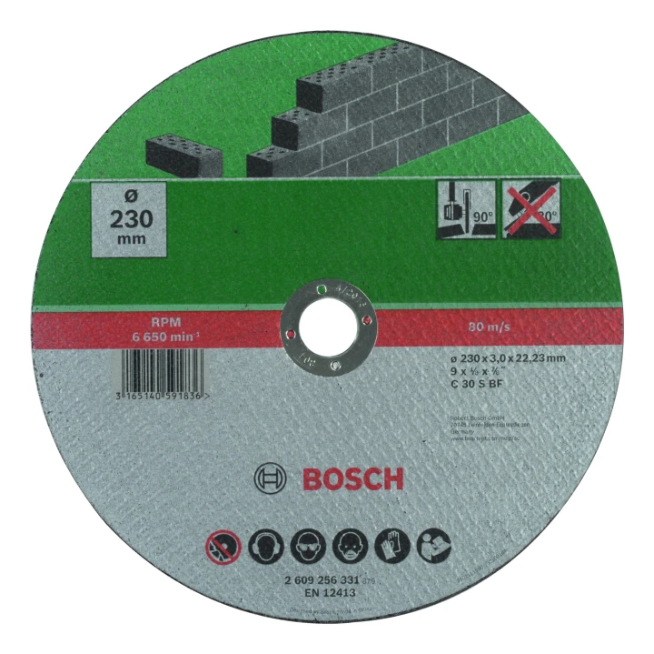 DISQUE 230 x 3,0 MATERIAUX PLAT