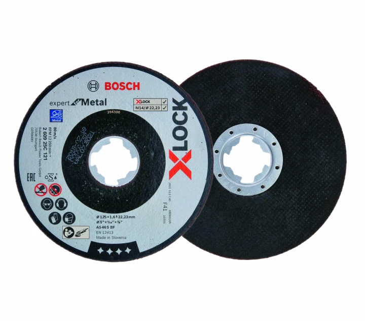 Disques à tronçonner X-LOCK Expert for Metal AS 46 S BF, 125 mm, 1,6 mm