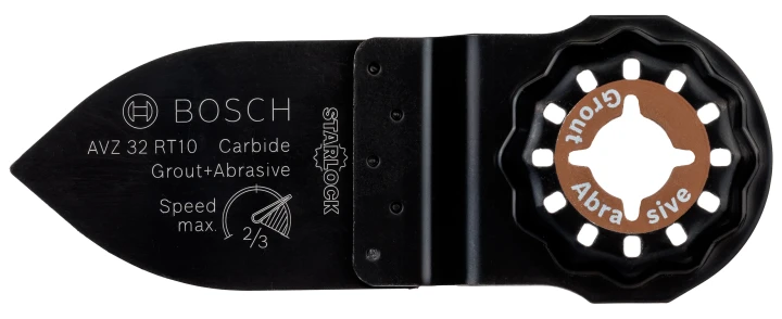 Doigt de ponçage Starlock Concr.Carbure Abrasifs/Joints; 32x50mm G100 ;AVZ32RT10