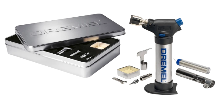 Dremel 2200 Lampe à Souder Multifonction au Butane Versaflame avec 4 accessoires