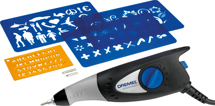 Dremel 290 graveur outil compact (35W),Arts&Crafts 3 pointes, 4 pochoirs