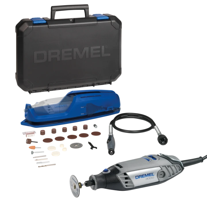 Dremel 3000 Outil Multifonction Arts&Crafts, 2 Adaptations, 25 Accessoires