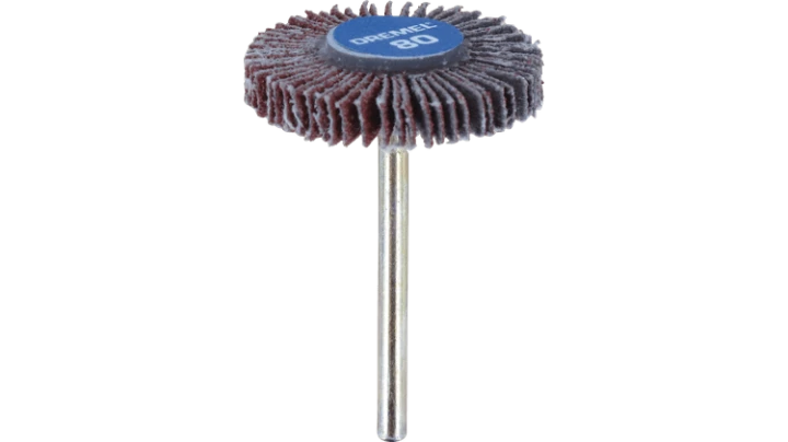 Dremel 504 Roue a lamelles ø 28 mm ep.4,8 mm grain 80