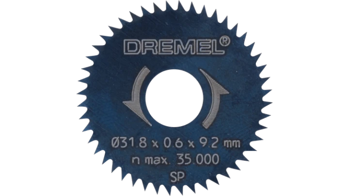 Dremel 546 Lot de 2 lames de scie circulaire ø 31,8mm pour 670