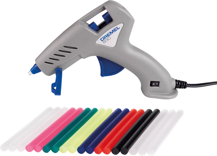 Dremel 930 pistolet à colle deux températures Arts&Crafts, 18 bâtons