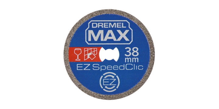 Dremel Max S545 Disque Diamant Haute longévité EZ SpeedClic ø38mm materiaux durs
