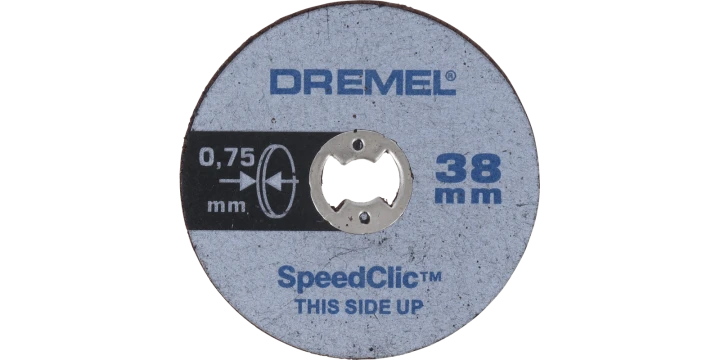 Dremel S409 Lot de 5 disques EZ SpeedClic ø 38mm ep 0,75mm pour métaux