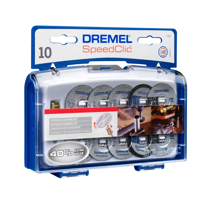 Dremel S690 Jeu de 10 disques à tronçonner adaptateur EZ SpeedClic
