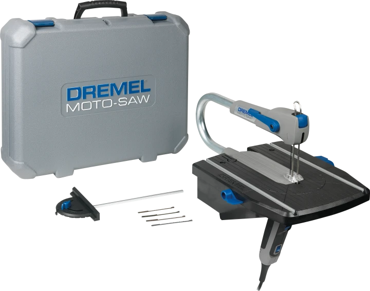 Dremel Scie à Chantourner Moto-Saw 70W avec 5 Lames et 1 Adaptation