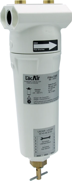 Filtre Charbon act. CA9C-1/2''