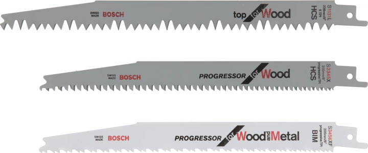 Kit 3 Lames scie sabre Bois ; S3456XF; S2345X; S1131L