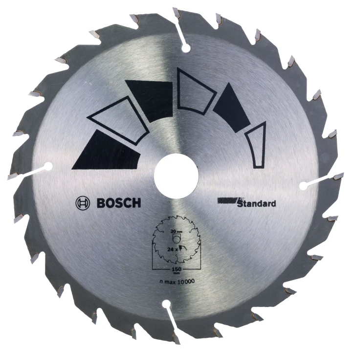 Lame scie circulaire Bois 150x20/16x2,2mm ; 24D