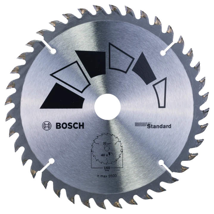 Lame scie circulaire Bois 160x20/16x2,2mm ; 40D