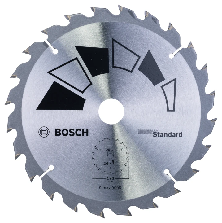 Lame scie circulaire Bois 170x20/16x2,2mm ; 24D