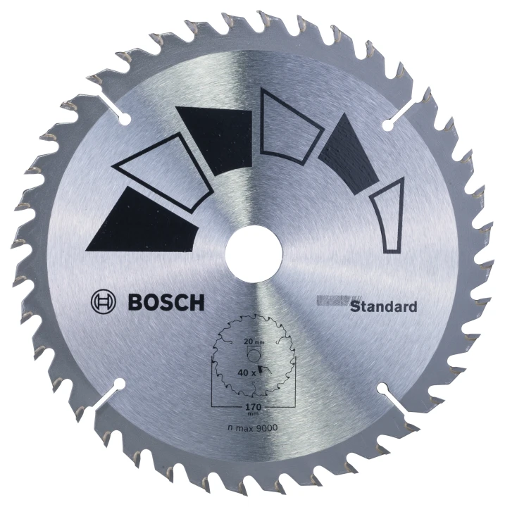 Lame scie circulaire Bois 170x20/16x2,2mm ; 40D