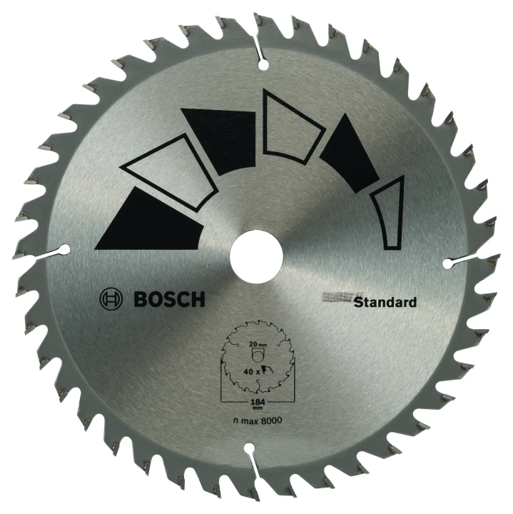 Lame scie circulaire Bois 184x20/16x2,2mm ; 40D